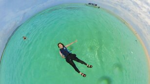 東洋の楽園「ハテの浜」 ウミガメに出会えるエメラルドグリーンの海！ “久米島の体験記” 【沖縄県】2023年
