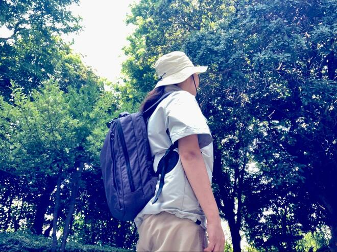 ワークマンのファン対応ウェア「ウィンドコア遮熱半袖ジャンパー」 アウトドアでの使い心地は？  街歩き・野外で滞在・約1時間ハイキングもしてみた！の画像013