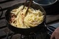 【アウトドア豆知識】写真でも伝わるモチモチ感！「水戻しパスタ」で作るべきアウトドア向き「超速レシピ3選」の画像013