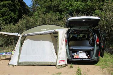 Eng【テント初設営】Coleman Carside tent/3025 コールマンの