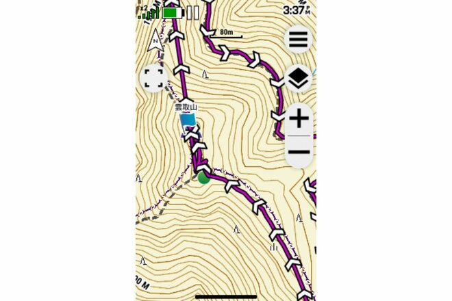 測位パフォーマンスに優れたGPSナビで登山に安心感を！  手のひらサイズに最新の衛星通信テクノロジー搭載【ガーミン「eTrex Touch」】の画像004