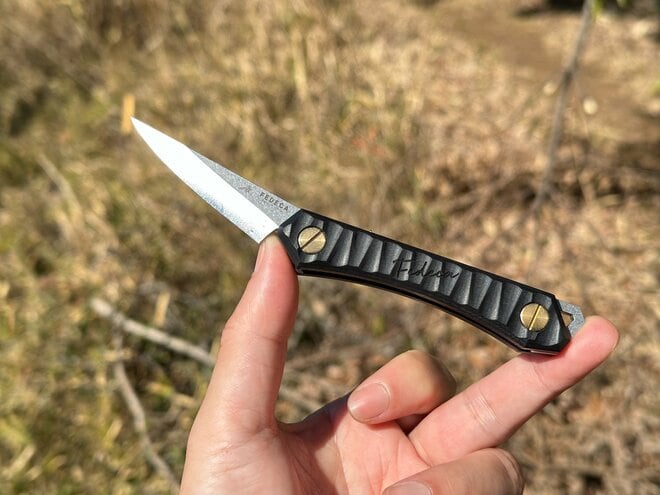 【Makuakeで1,000万円超を集めた話題作】山遊びナイフ「フェデカ トレイルナイフ」を使ってみた【低山小道具＆技術研究所 vol.49】の画像006