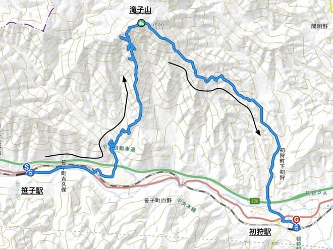 秋こそロングコースのチャレンジ登山！  山梨百名山「滝子山」 山頂からは「富士山」の絶景・「駅スタート＆ゴール」OKの抜群アクセス！の画像001