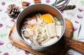 旬の味覚を味わおう！「秋の山ごはんレシピ」PART2【香り豊かな美酒鍋】【鮭としめじとほうれん草のクリーム煮】の画像001