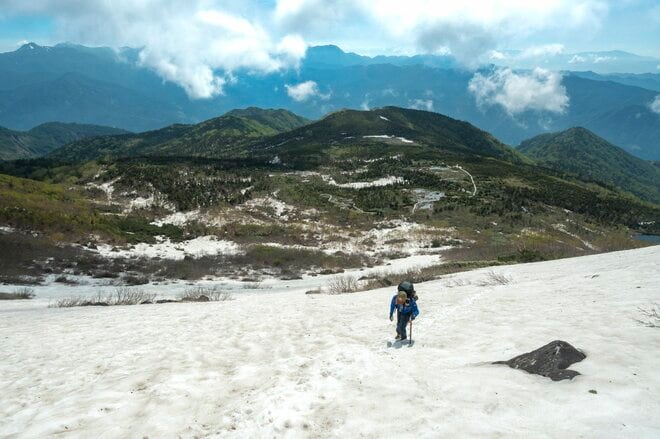 【登山】「雪渓にロープありません」人気ルートだけど要注意！  アイゼンとピッケルを用意して  北アルプス 白馬乗鞍岳／白馬岳 長野県｜2026年の画像007