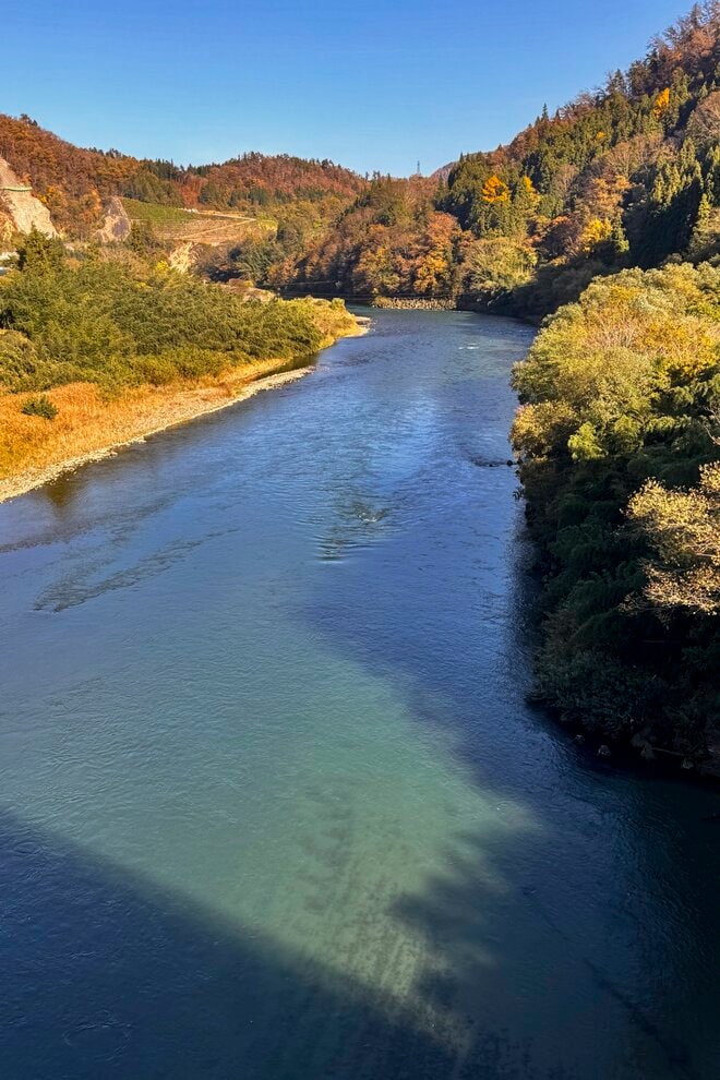 【本流釣り】深まる秋、犀川のセカンドシーズン真っ只中！ 「太い流れから飛び出した極太レインボー」 長野県｜2025年の画像001