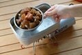 【メスティンは湯煎にぴったり！？】寒い時期におすすめ「おしゃれワンカップ熱燗」とおつまみの晩酌セットの画像004