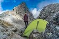 【映える山のテン場】プライベート感に満足！テントから出ればそこに名峰の頂が！ 槍ヶ岳〈長野県〉 の画像001