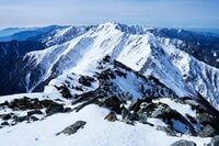 雪の白峰三山、縦走記【南アルプスの日々 vol.２】