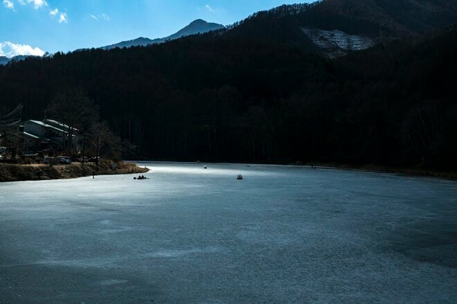 【渓流釣り】春の陽気に誘われて “フライフィッシング” 「4月並みの気温とはいえ、やはり2月…… 水温2℃台で厳しい釣果でした」 長野県・2026年の画像001