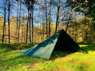 「タープ」でのキャンプ「ダイヤモンド・ステルス・パスファインダー」アレンジ自在「4つの魅力」野営レポ