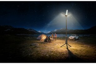 1台で何役も「キャンプの灯り」こなします！  BougeRV「T1 内蔵スタンド式LEDランタン」 高さ約170cmの広照射・ハンディ＆給電＆色温度3種の多機能！