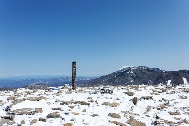 【春の雪山登山入門におすすめ】気軽に楽しめる絶景雪山ルート「湯ノ丸山」への画像006