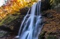 【上信越高原国立公園】「見頃になりました！」紅葉に彩られた赤い橋“高井橋”と松川渓谷“雷滝”  長野県高山村・2023年の画像005