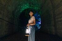 【行き止まりレールの先に何がある？】碓氷峠の夜に出会う「メロディック ライト ウォーク」で消えた鉄道の記憶を追体験【群馬県安中市「廃線ウォーク」】