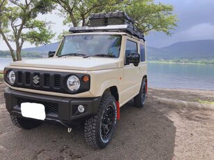 スズキ新型『ジムニー』× カインズDIY！「キャンプで活躍する」吊り下げテーブルを自作