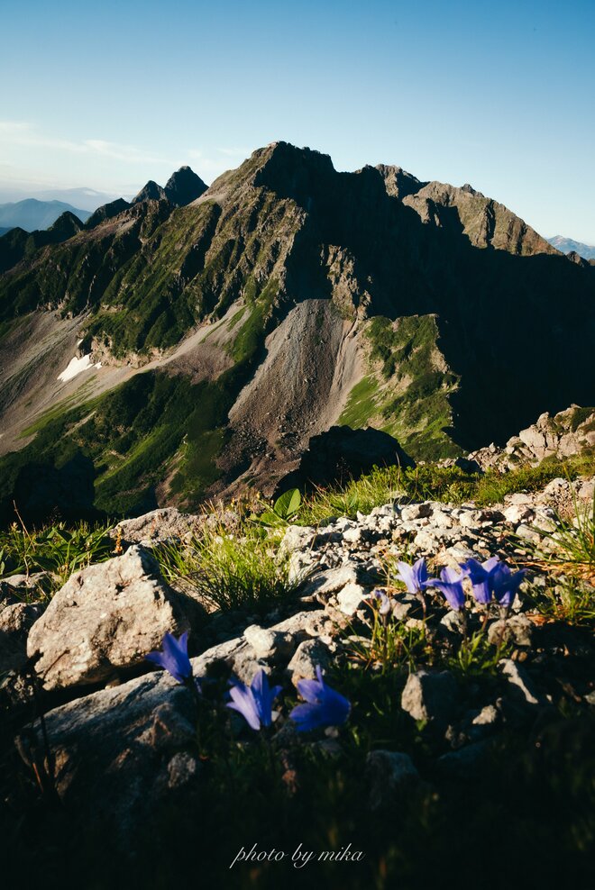 【百高山】“逆さ槍ヶ岳” を撮りたくて、北アルプス「南岳」を目指す！  最高の稜線歩き！  私の夏休み登山ルポ 〈長野県・岐阜県〉 2024年の画像006