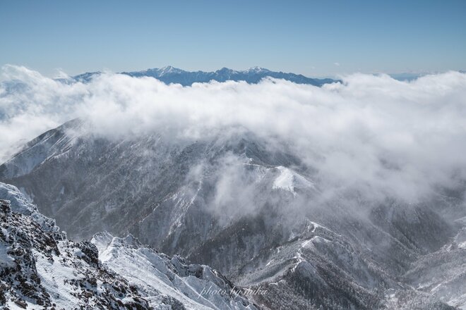 【ハイカー女子の一杯】 厳冬期の八ヶ岳・最高峰の赤岳へ最高の雪山登山！  “3杯目”  長野県 2025年の画像009