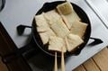  “ニトリ”のミニスキレットで作る簡単キャンプデザート「豆乳パンプディング」【季節の外ごはん vol.40】の画像007