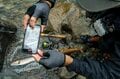 【渓流釣り】梅雨時期なのに渇水気味の渓でフライフィッシング「逃げた魚は大きかった」長野県・姫川水系の画像005