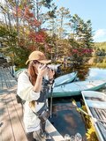 【紅葉登山】スッキリ青空！  紅葉と水面が描く絶景のコントラストに “雲海” の演出が素敵な「白駒池」 長野県北八ヶ岳・2024年の画像007