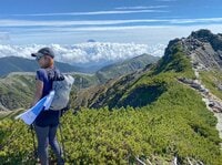 【秋晴れの登山日和】「南アルプスの中心で富士山に出会う！ 日本百名山・塩見岳」長野県・静岡県  2022年
