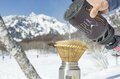 スノーシューで巨木の森へ！「王様の木、杉並木、鏡池」深雪に包まれた神秘的な姿に感動する！  パワースポットの宝庫【戸隠】で真冬にだけ出合える絶景の画像008