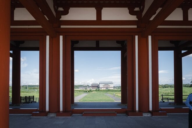 素っ気なさと歴史のコントラストが心地いい世界遺産！  1300年の古都「平城宮跡」自転車で走ってみた！  なんと中には線路も通っていて…【ゆる6輪の旅 vol.02 奈良「平城宮跡歴史公園」】の画像004