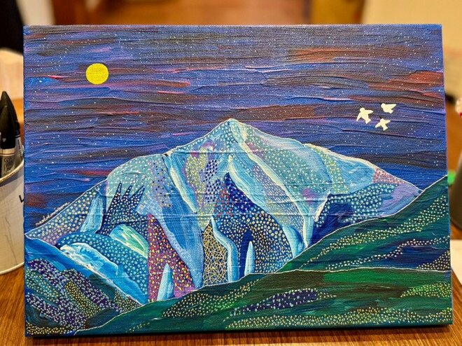 【山は心を動かすスイッチ】イラストレーター・神山奈緒子 作品展「うまず たゆまず」開催の画像003