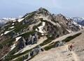 5月下旬、残雪をまとう「北アルプスの絶景」を見る登山！  日帰り「燕岳」山頂＆稜線での「槍ヶ岳・雷鳥・合戦小屋・燕山荘」レポートの画像005