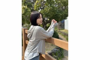 独自開発の涼感素材で、着た瞬間からヒンヤリ！【ミズノ「アイスタッチUVフードボレロ」】手の甲までガード＆ワンタッチのスナップも便利！