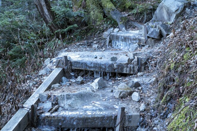 【北アルプス】大パノラマ！ 初冬の槍ヶ岳・穂高連峰を望む蝶ヶ岳へ日帰り登山《長野県》2022年の画像006