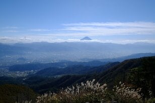 【首都圏近郊】1時間半で登頂できる山梨の隠れ名山「小楢山」紅葉の見頃はもうすぐ！