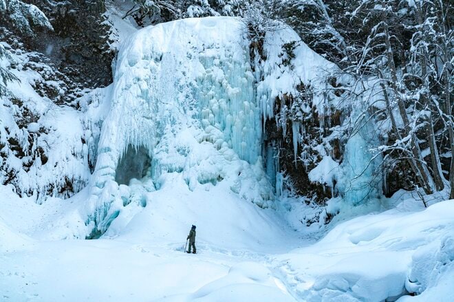 北アルプスの麓 「乗鞍高原温泉」に癒され、スノーシューで “氷瀑”鑑賞＆スキー場で “快適スキー”を満喫！【長野県松本市】の画像006