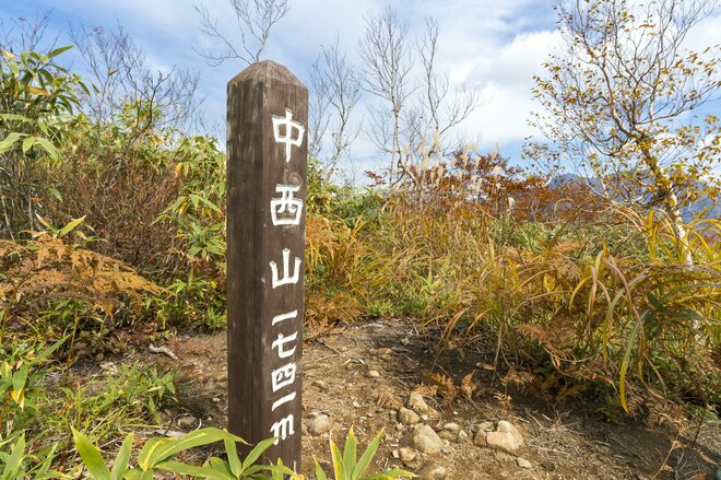 【紅葉＆登山】一面が黄色に染まるブナの原生林！ 紅葉真っ盛り！ 錦秋のトレイルを歩く中西山トレッキング 長野県長野市鬼無里・2023年の画像009