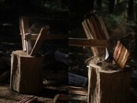 斧を使って “パッコーン” 一撃で太薪を割れたときの「アハ体験」！  快感がクセになる薪割りのススメ【焚き火の話 vol.14】