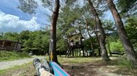 本当にキャンプブーム終わり！？  36℃猛暑でも人気「KAMOSHIKA EX」現地レポ！  チェックイン渋滞＆初心者親子キャンパーも【滋賀県甲賀市】