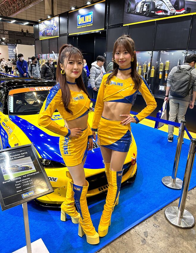 速報！「東京オートサロン 2024」が開幕！！ ド迫力のドリフト走行実演も、“可愛い子ちゃんやセクシー系美女まで” イベントを彩るコンパニオンも、待っている！【編集部リポート 第1弾】の画像014