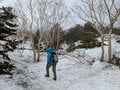 5月の福島で残雪＆暴風体験！【安達太良山＆一切経山】女子3人ハイキング～ライト登山のつもりが「ガチ冒険」になった1泊2日全記録～の画像022