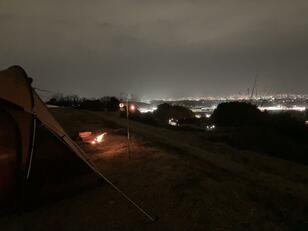 「1日5組限定」の絶景キャンプ場！  SNSで絶賛される奈良・追分パークの「信じられない」夜景とは？