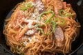 【アウトドア豆知識】写真でも伝わるモチモチ感！「水戻しパスタ」で作るべきアウトドア向き「超速レシピ3選」の画像007