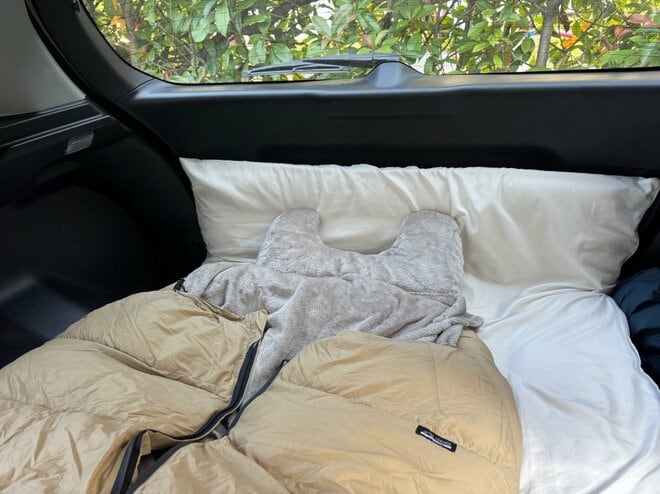 「毎週車中泊する外国人ズボラ女子」わたしの車中泊スタイルはこれの画像006