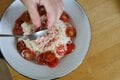 ＜そうめんの簡単洋風アレンジ＞トマトの酸味とバジルの香りでさっぱり「バジルツナトマトそうめん」で食欲が落ちる夏を乗り切る！【季節の外ごはん vol.47】の画像007