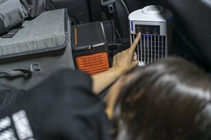 猛暑対策！ 危険な暑さ！ 寝苦しい夜を快適に過ごせるか！？ 「冷風扇を導入してみました」【車中泊】2023年