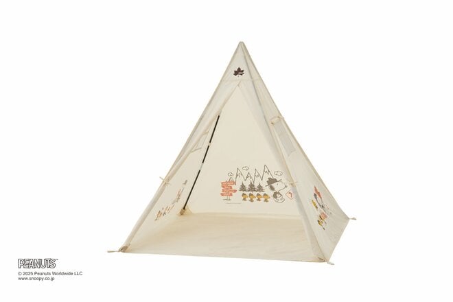 また出た～！  “スヌーピー” コラボのハッピーアニバーサリーアイテム！「SNOOPY KIDS テント」 40周年ロゴス × コミック『PEANUTS』誕生75周年の画像001