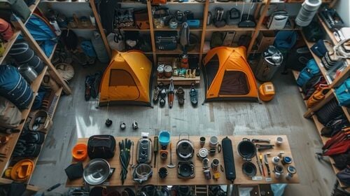 登山グッズのレンタル