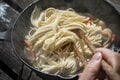 【アウトドア豆知識】写真でも伝わるモチモチ感！「水戻しパスタ」で作るべきアウトドア向き「超速レシピ3選」の画像008