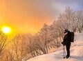 【雪山登山】息を呑むほど美しいモルゲンロート！ 日本百名山「赤城山」で絶景の日の出ハイク  群馬県 2024年の画像001