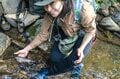 テンカラ女子「真夏の釣り欲」のままに姫川支流・小谷村でイワナと遊ぶ！＜長野県＞の画像005