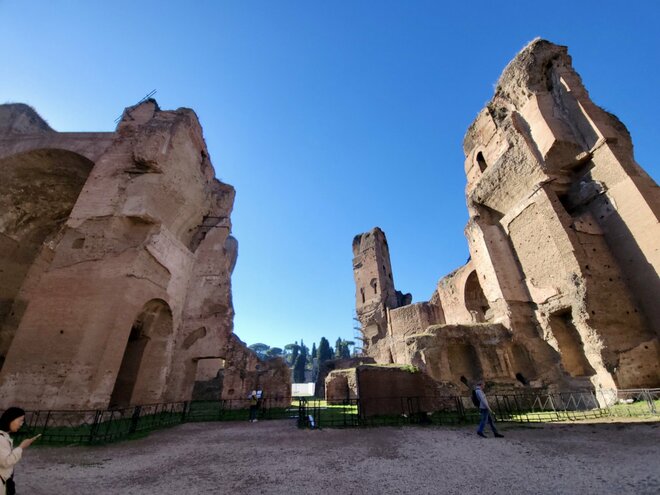 コロッセオからも徒歩圏内『テルマエロマエ』の世界へ！  古代ローマ人の健康ランド「カラカラ浴場」で平日のモーニング・ウォーク【ブーツの国の街角で vol.43】の画像010